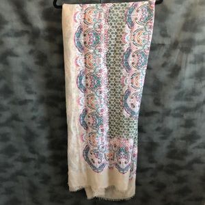 Colorful patterned scarf